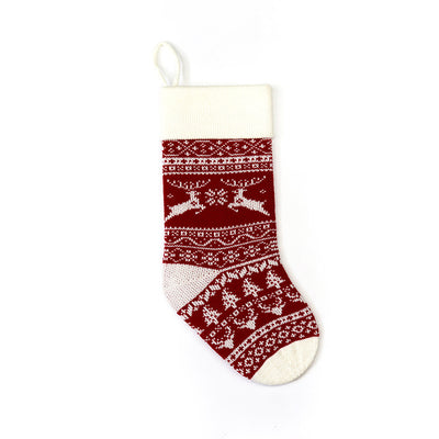 Bolsa de Regalo Navideña con Jacquard Europeo y Americano - Image 10