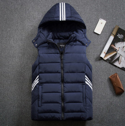 Chaleco de Plumas Grueso para Hombre Talla Grande - Image 3