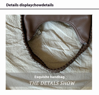 Bolsa de Moda Texturizada en Forma de Media Luna para Axila - Image 28