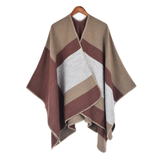 Chal de Seda Jacquard Plateado para Mujer - Image 9