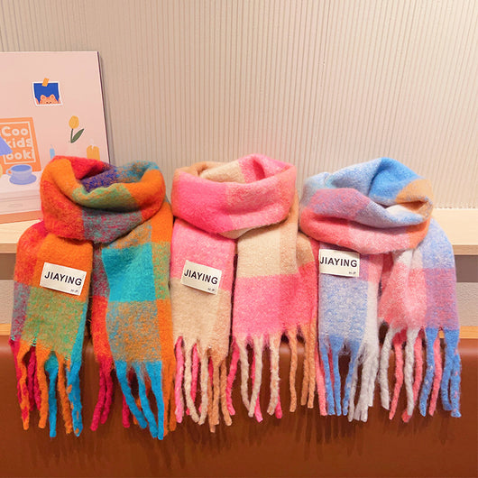 Bufanda Infantil Gruesa y Cálida para Otoño e Invierno - Image 34