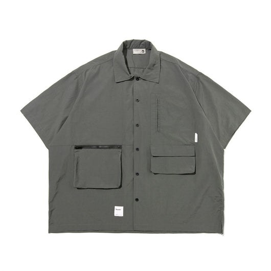 Camisa de Trabajo Japonesa Manga Corta para Hombre - Image 3