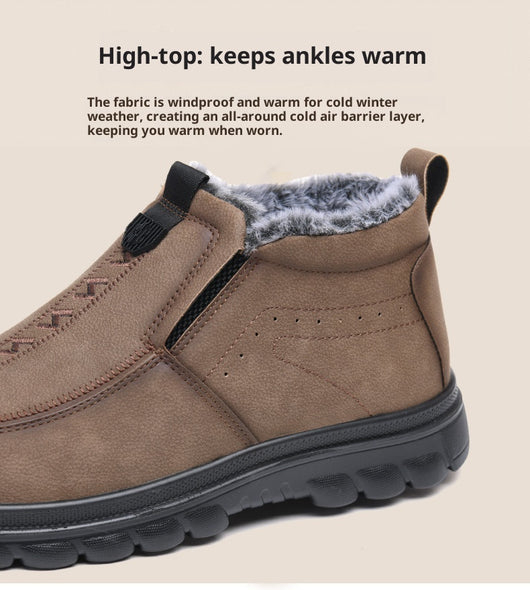 Zapatos Cómodos Talla Grande para Hombre - Suela Gruesa y Cálidos - Image 8