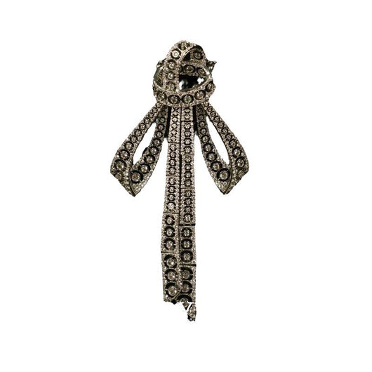 Broche de Cobre con Diamantes Incrustados - Diseño Industrial Elegante - Image 5