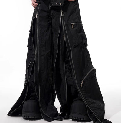 Pantalones Casuales con Diseño Multi-Cierre de Tres Pliegues - Image 13