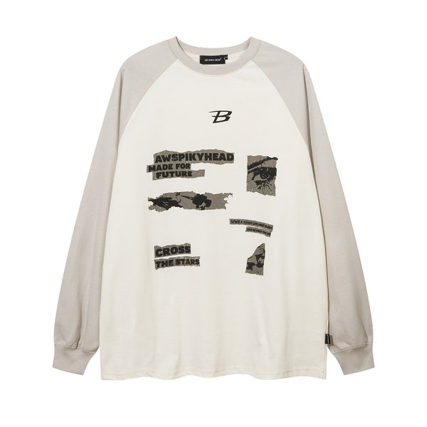 Playera Estampada con Patrón de Letras para Hombre - Image 5