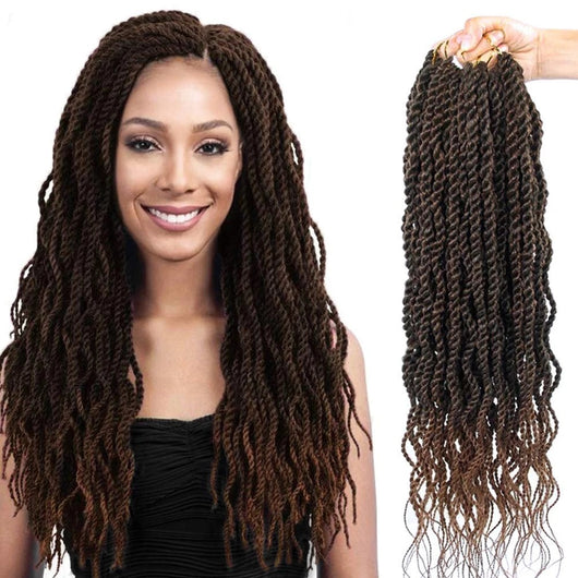 Peluca Sintética Ondulada con Trenzas Twist Dirty Braid - Image 6