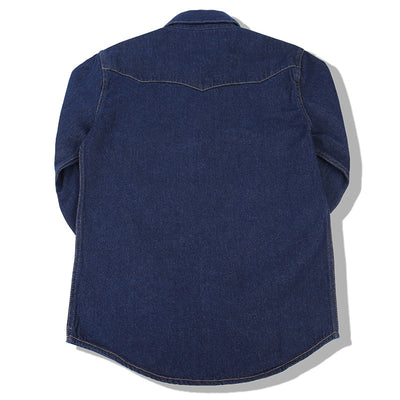 Camisa Denim Lavado Floral con Bolsillo Frontal - Image 18