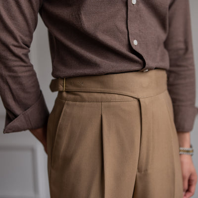 Pantalón Casual de Cintura Alta Recto para Hombre - Image 5