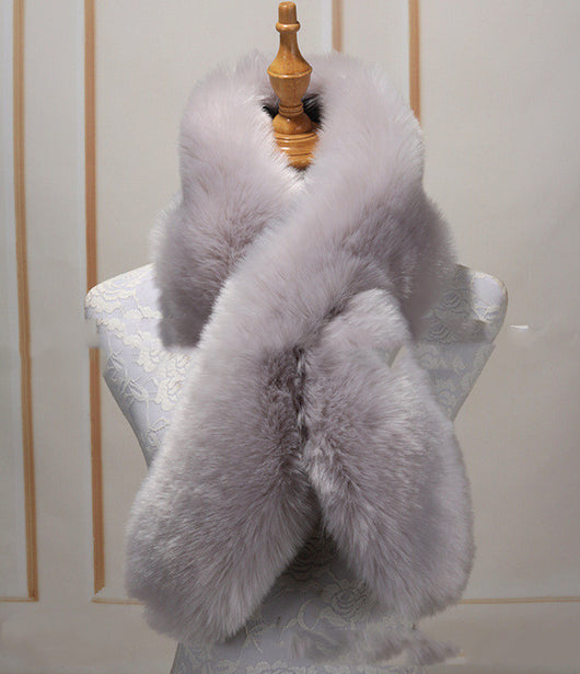 Bufanda Chal Gris Versátil para Mujer - Image 15