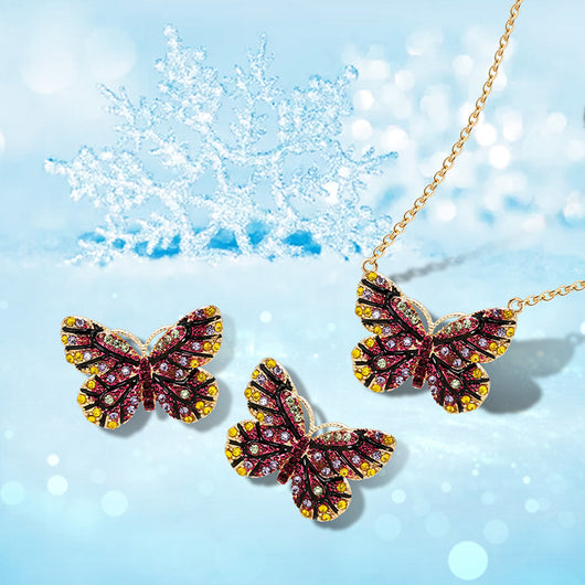 Conjunto de Collar y Aretes Étnicos Exquisitos Dos Piezas - Image 8