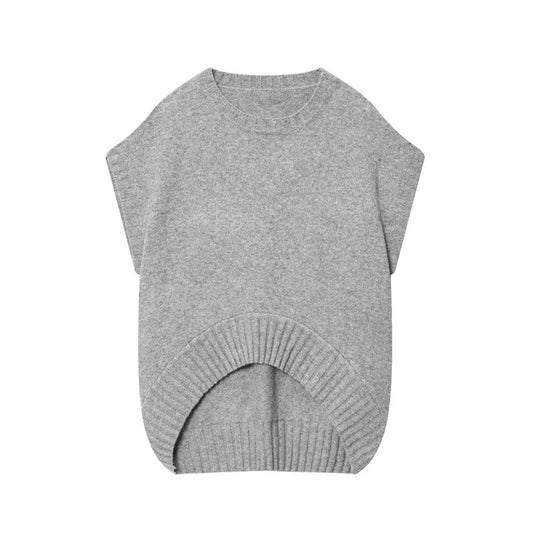 Chaleco Tejido Oversized - Suéter Cómodo y Versátil