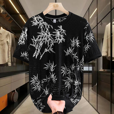 Playera Corta de Malla Ice Silk para Hombre - Fresca y Transpirable - Image 2