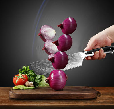Cuchillo Chef Damasco Acero Inoxidable Estilo Occidental - Image 19