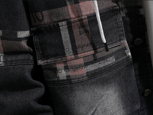 Chamarra Denim con Capucha Casual para Hombre - Image 8