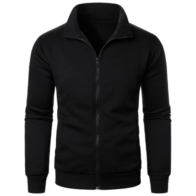 Cardigan con Cuello de Pie y Forro Polar Acolchado