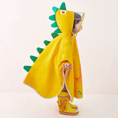 Impermeable Infantil Tipo Capa con Diseño de Dinosaurio - Image 7