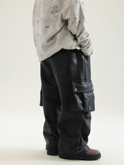 Pantalones de Trabajo en Cuero con Forro Polar para Niño - Image 11