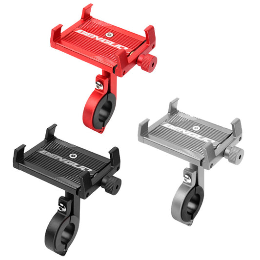 Soporte de Aluminio Anodizado para Celular en Bicicleta