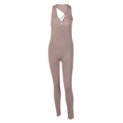 Jumpsuit Deportivo Mujer Escote V Espalda Descubierta Ajustado - Image 11