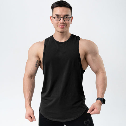 Musculosa Deportiva de Algodón Liso para Hombre - Image 15