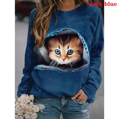 Playera Casual Estampada con Dibujos Animados para Mujer - Image 11