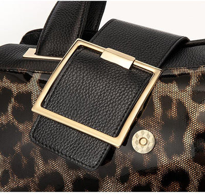 Bolso Bandolera Leopardo Mujer - Capacidad Grande con Estilo Sofisticado - Image 15