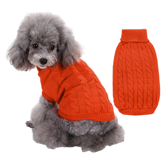 Suéter Cálido para Perros Pequeños - Ropa Sólida para Teddy y Bichon - Image 14