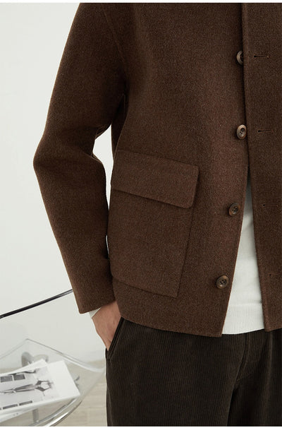 Chaqueta de Lana Reversible para Hombre - Corte Clásico - Image 22