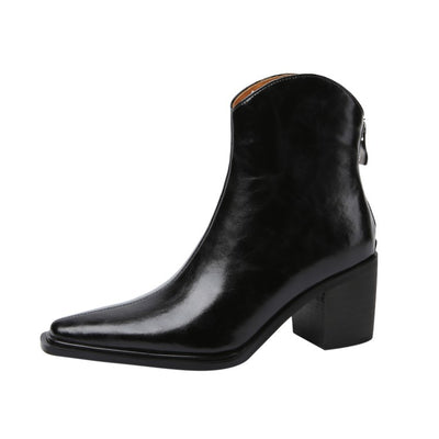 Botas Bajas para Mujer con Tacón Grueso - Image 10