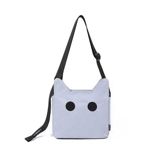 Bolsa Mensajera Grande con Diseño de Gato - Lona y Nylon de Alta Capacidad - Image 5