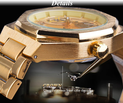 Reloj Automático de Movimiento Mecánico con Diseño Hueco - Image 19