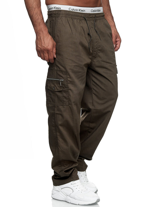 Pantalones Cargo Sueltos Multibolsillo para Exteriores y Fitness - Image 2