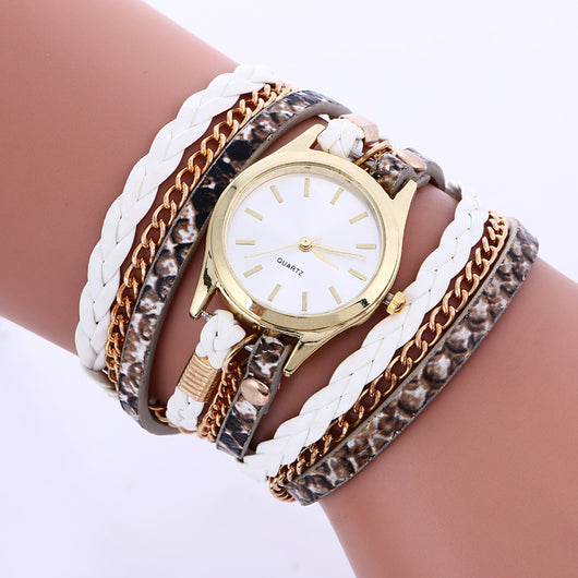 Reloj Pulsera Mujer Multifunción con Esfera Ondulada y Movimiento de Cuarzo - Image 19