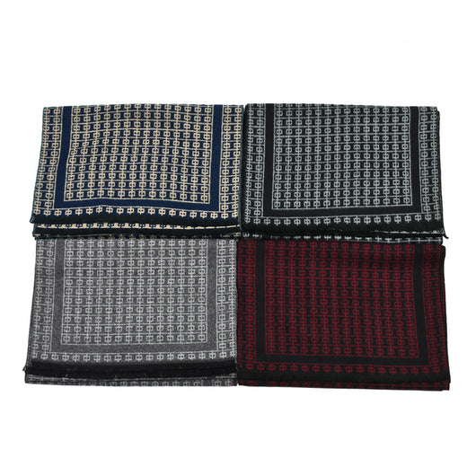 Bufanda Tejida Gruesa Cálida Reversible para Hombre Estilo Coreano - Image 14