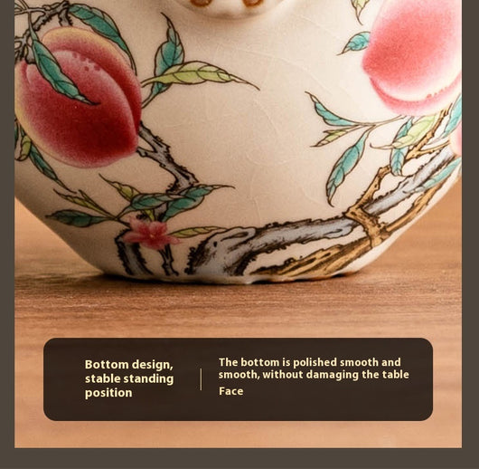 Juego de Té Viajero Horno Ru Nueve Melocotones - Image 12