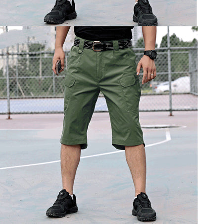 Pantalones Cortos Tácticos Camuflaje con Estiramiento para Hombre - Image 15
