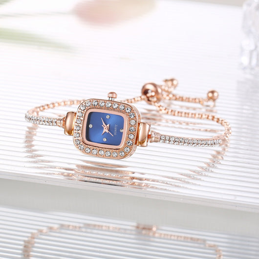 Reloj de Diamantes Cuadrado para Mujer de Moda - Image 16