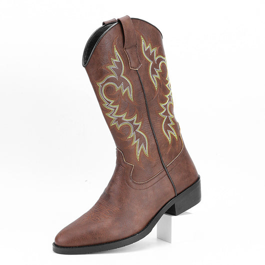 Bota Retro Alta con Bordado para Hombre - Image 17