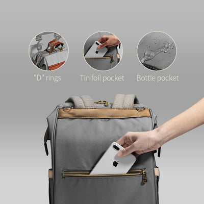 Bolsa Maternal Multifuncional de Gran Capacidad para Salidas - Image 11