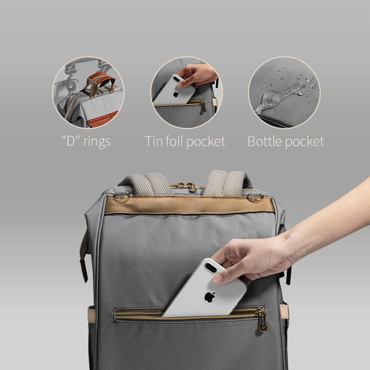 Bolsa Maternal Multifuncional de Gran Capacidad para Salidas - Image 11
