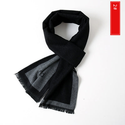 Bufanda de Cachemira Extendida Versátil para Hombre - Image 5
