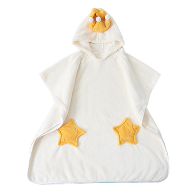 Poncho Toalla de Baño Infantil con Capucha - Coral Fleece Súper Absorbente - Image 4