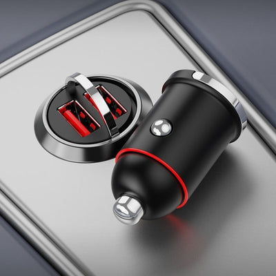 Cargador Vehicular Dual USB de Carga Rápida Invisible - Protocolo Completo - Image 8