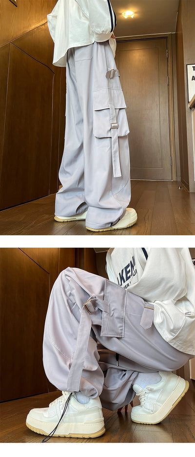Pantalones Rectos Anchos para Hombre - Image 15