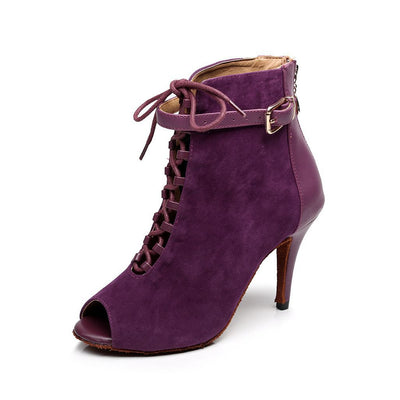 Botas Negras para Mujer con Tacón Medio y Bajo - Image 3