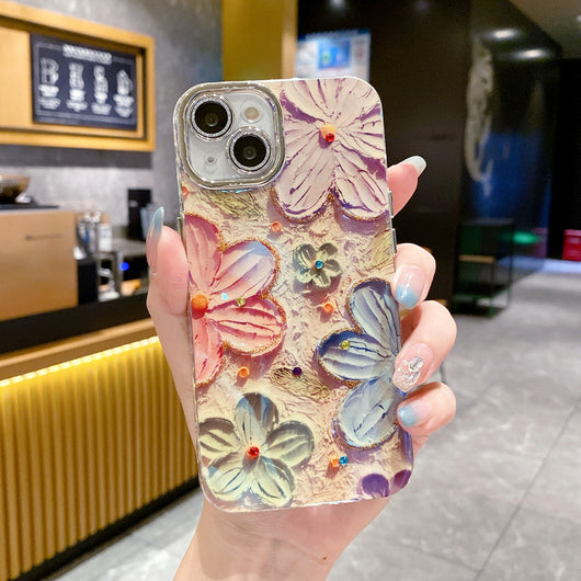 Funda para Teléfono con Flores Azules Anti Luz Azul - Image 6