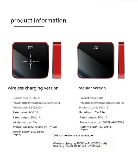 Powerbank Compacto con Espejo Dual de Gran Capacidad - Image 10