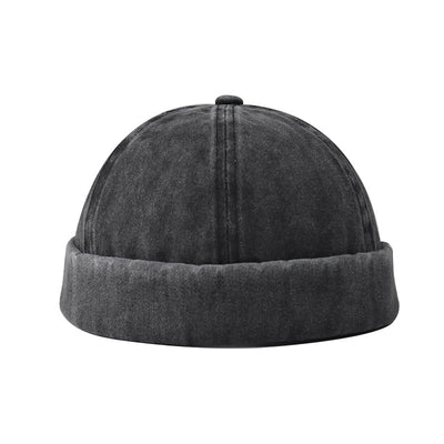 Gorra Denim Desgastado con Efecto Vintage - Image 6