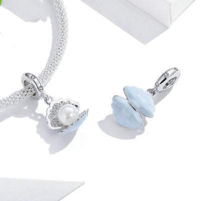 Pulsera de Plata 925 con Dije Perla en Concha - Diseño Personalizable - Image 8